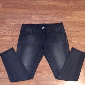 Black/gray jeans